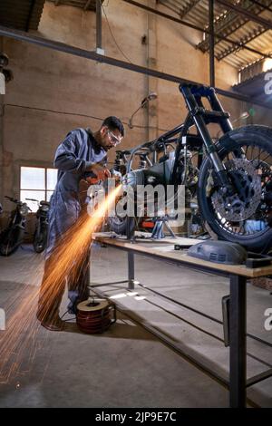 workshop, grinding, mechanic, workshops, mechanics Stock Photo