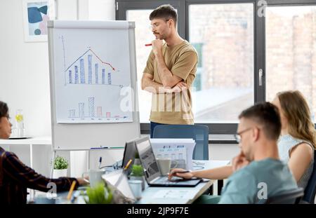 business team or startuppers working at office Stock Photo