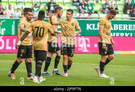 BUDAPEST, HUNGARY - APRIL 2: Balint Vecsei of Ferencvarosi TC