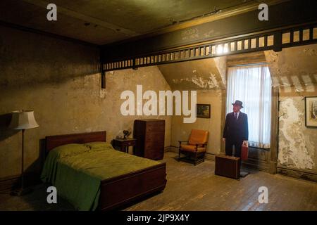 Ohio State reformatory prison was the setting for the movie The Shawshank Redemption in Mansfield Ohio Stock Photo