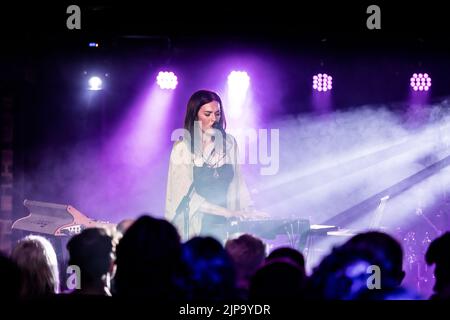 Gwenno performing at the Focus Wales 2022 festival in Wrexham on 5th May 2022. Stock Photo