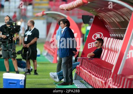 Urbano Cairo President of Torino FC looks on during Serie A 2023 24  football match between