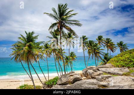 Bottom Bay Beach ,St.Philip Perish , Barbados Caribbean Stock Photo