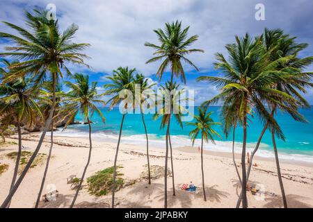 Bottom Bay Beach ,St.Philip Perish , Barbados Caribbean Stock Photo