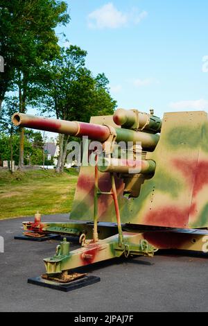 German anti-aircraft gun Flak88 Stock Photo