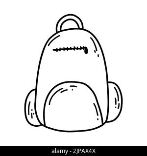 https://l450v.alamy.com/450v/2jpax4x/hand-drawn-doodle-of-school-or-camping-backpack-icon-for-print-coloring-page-kids-design-logo-vector-sketch-illustration-of-black-outline-rucksack-2jpax4x.jpg