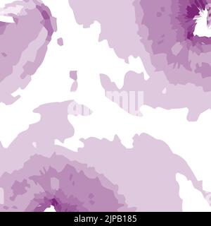 Colorful abstract background texture in trendy autumn purple tint in watercolor manner. Stock Vector