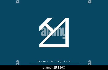 Alphabet letters Initials Monogram logo HV , VH Stock Vector