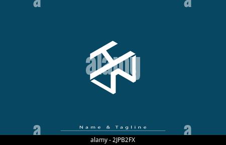 Alphabet letters Initials Monogram logo HW , WH Stock Vector