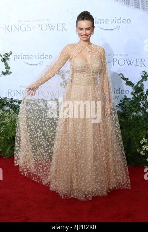 Culver City, USA. 15th Aug, 2022. Ema Horvath at the The Lord Of The Rings: The Rings Of Power Premiere Screening at Culver Studios on August 15, 2022 in Culver City, CA (Photo by Katrina Jordan/Sipa USA) Credit: Sipa USA/Alamy Live News Stock Photo