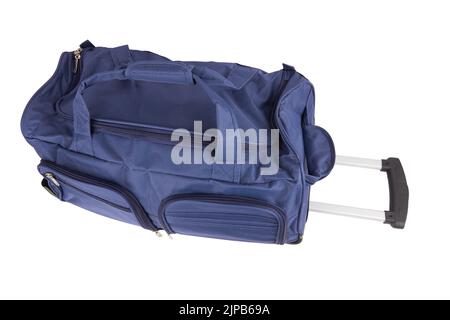 Large suitcase isolated on a white background Stock Photo