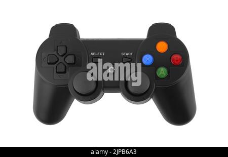 Video game controller isolated on white background Stock Photo