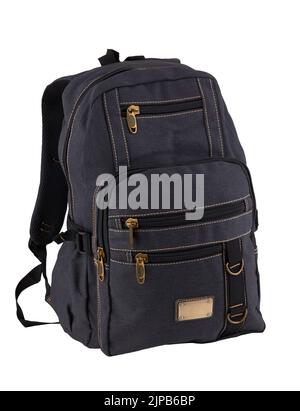 Big backpack for travel isolate on a white background Stock Photo