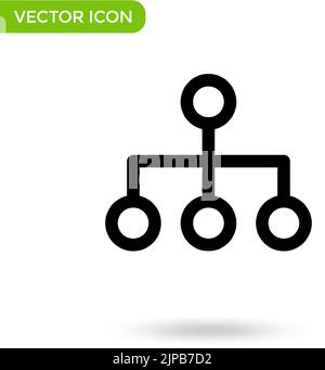 management cooperation icon. minimal and creative icon isolated on white background. vector illustration symbol mark. Stock Vector
