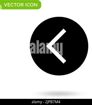 arrow side icon. minimal and creative icon isolated on white background. vector illustration symbol mark. Stock Vector