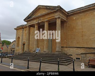 The old town hall, municipal building, Chipping Norton, West Oxfordshire, England, UK,  OX7 5NA Stock Photo