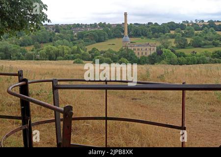 Walking route around Chipping Norton, taking in Cotswolds countryside near Bliss tweed mill,Gloucestershire, England, UK,by George Woodhouse of Bolton Stock Photo