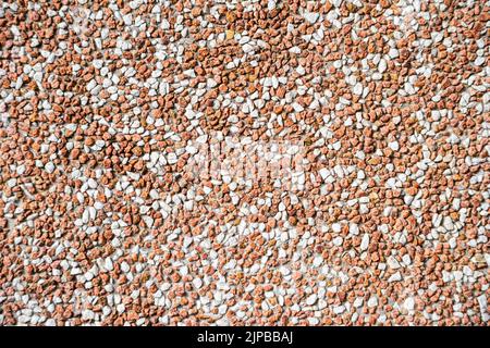 Cement mixed with small stones Stock Photo