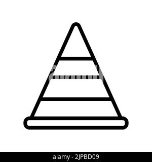 Roadblock icon. icon related to construction, labor day. Line icon style. Simple design editable Stock Vector