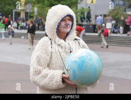 Climate March Protest, Rotterdam, Netherlands Stock Photo