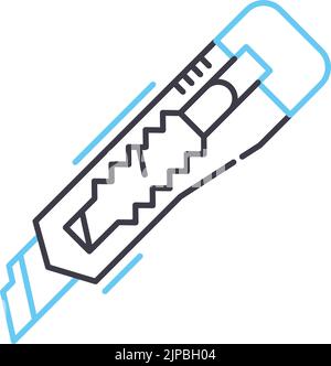 incicor line icon, outline symbol, vector illustration, concept sign Stock Vector