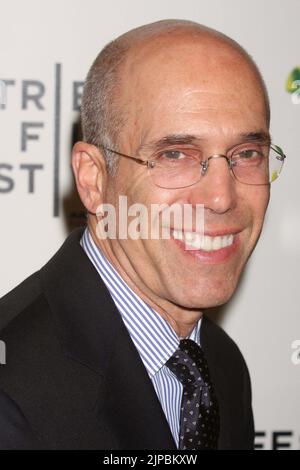 Jeffrey Katzenberg attends the opening night of the 2010 Tribeca Film Festival's World Premiere of DreamWorks Animation's 'Shrek Forever After' at the Ziegfeld Theatre in New York City on April 21, 2010.  Photo Credit: Henry McGee/MediaPunch Stock Photo