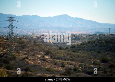 Cananea Sonora Mexico. (Photo By Israel Garnica) Stock Photo