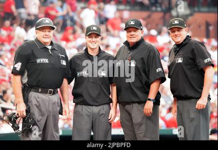 ATLANTA, GA – APRIL 08: Home Plate Umpire Hunter Wendelstedt