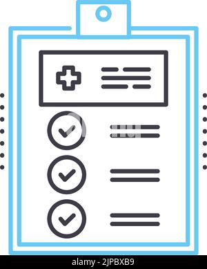 Vector Medical Chart Icon Stock Vector Image & Art - Alamy