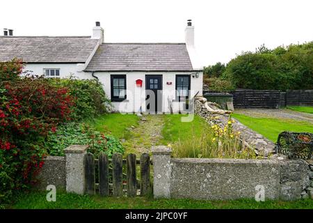 Kearney Village, Northern Ireland. Picturesque 18th century fishing village owned by national Trust. 05.09.2021 Kearney, County Down, Northern Ireland Stock Photo