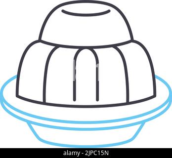 sweet pudding isolated icon Stock Vector Image & Art - Alamy