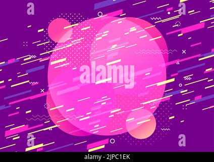 Abstract purple trendy background. Cool background design for posters. Stock Vector