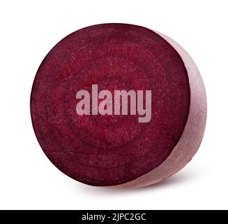 Fresh beetroot isolated on white background. Clipping path Stock Photo