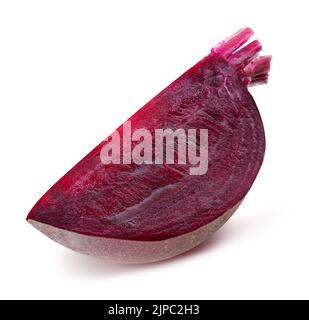 Fresh beetroot isolated on white background. Clipping path Stock Photo
