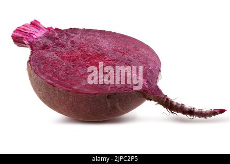 Fresh beetroot isolated on white background. Clipping path Stock Photo
