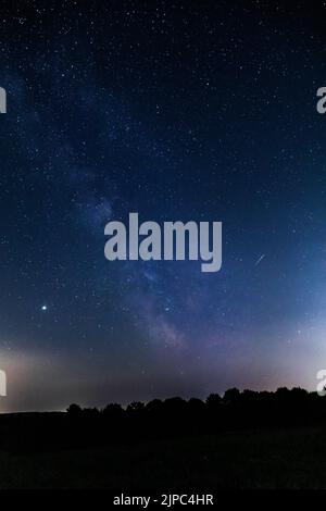 Charming view of Milky Way in the night starry sky Stock Photo - Alamy