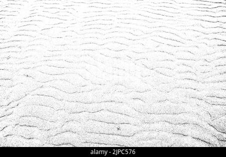 Distressed overlay texture of sand waves on the ground, desert. grunge background. abstract halftone vector illustration Stock Vector