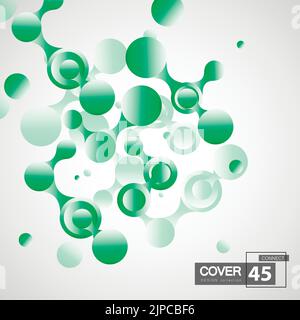 Connect network line. Vector node background. Abstract technology data concept. Stock Vector