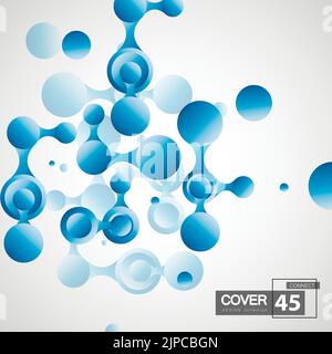 Connect network line. Vector node background. Abstract technology data concept. Stock Vector
