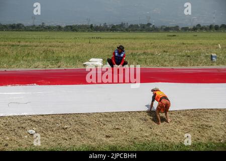 Pasar Rancaekek Rancaekek, West Java, Indonesia. 17th Aug, 2022. Members of the ...