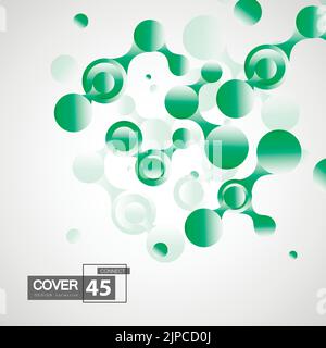 Connect network line. Vector node background. Abstract technology data concept. Stock Vector