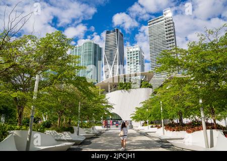 One Museum Plaza,Frost Science Museum , Downtown Miami Miami City,  South Florida,USA Stock Photo