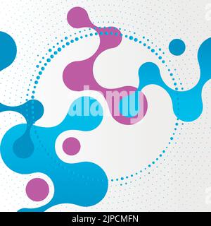 Molecular structure. Chemical laboratory research Stock Vector