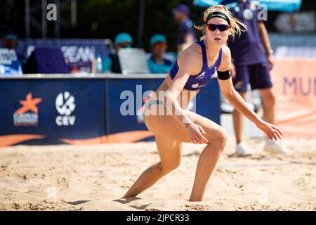 02 July 2019, Hamburg: Beach Volleyball, World Championship, in