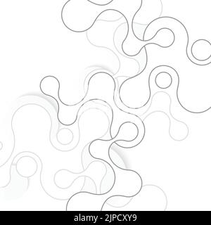 Molecular structure. Modern vector illustration Stock Vector