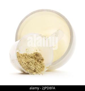 Empty Baby Formula Food Stock Photo