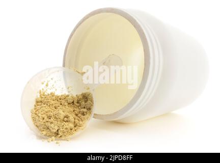 Empty Baby Formula Food Stock Photo