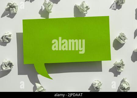 Paper Wraps And Magnifier Placed Around Important Information. Stock Photo