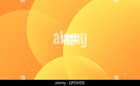 Abstract yellow geometric background with space for text and message. Stock Vector
