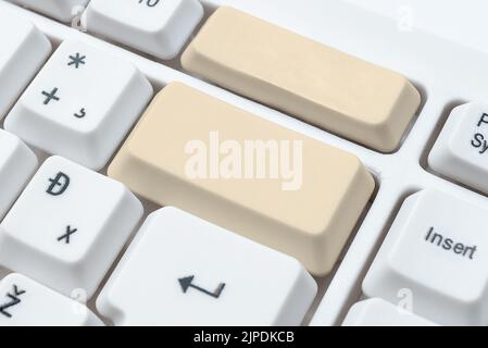 Important Messages Written On Keyboard Buttons With Pen Placed Between Them. Crutial Informations Presented On Pc Keys. Critical Announcemets Stock Photo